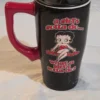 Betty Boop Coffee Travel Mug - Black Ceramic - New back view