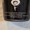 Betty Boop Coffee Travel Mug - Black Ceramic - New maker mark detail